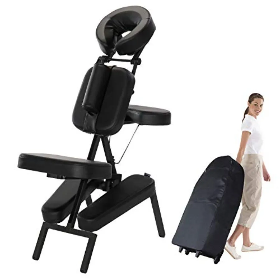 

Массажное кресло Master Massage Apollo Extra Large Size – портативное, легкое, алюминиевое, складное, для тату-салонов, для сидения, с регулировкой положения тела