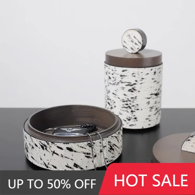 Light Luxury Storage Box Modern Simple Living Room Desktop Storage Bedroom Dressing Table Jewelry Box Home Decoration Accessori