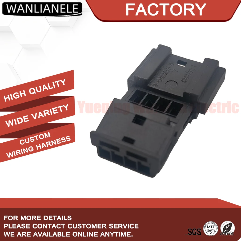 50 Sets 0-1452578-9 4 Pin Female Connector E90 E81 E87 E92 E93 Light Control Module Signal Port Pigtail