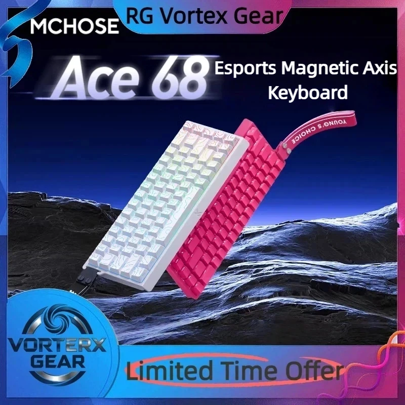 

Vortex Gear MCHOSE ACE 68/60pro series keyboard magnetic axis mechanical gaming customized e-sports office dedicated keyboard