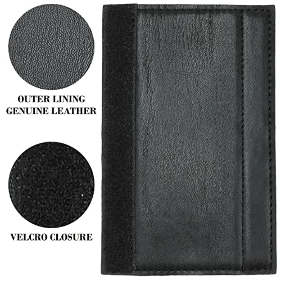 Trela para cães com alça eve, coleira para cães, couro e neoprene macio, garante aderência confortável, preta