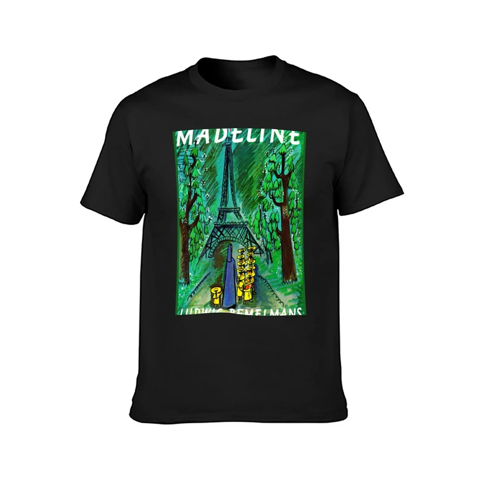 Madeline Vintage Children's Book Cover T-Shirt tops aesthetic clothes vintage customs design your own men graphic t shirts