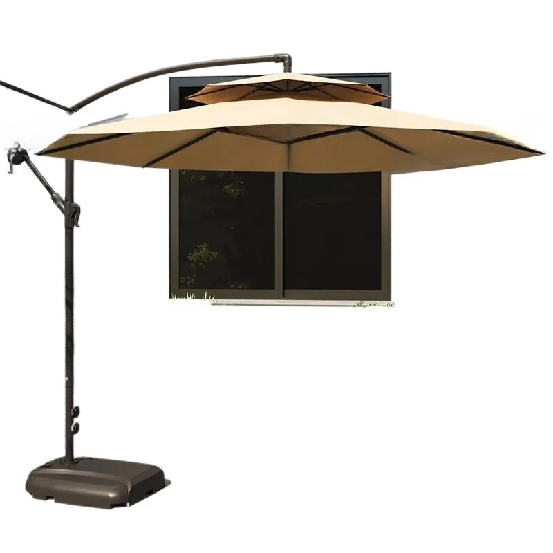 Outdoor courtyard umbrella Night market Internet celebrity garden Outdoor camping umbrella Roman umbrella