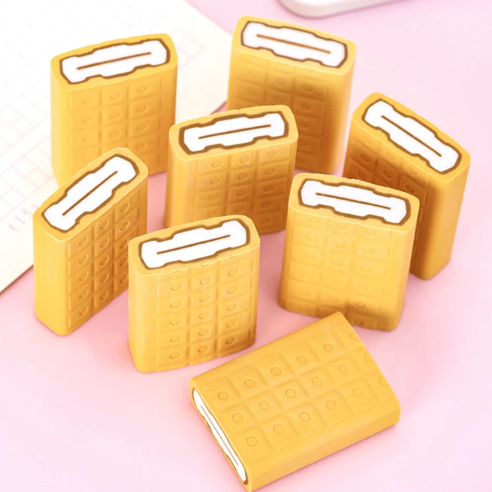 

10Pcs Cute Ice Cream Erasers Fun Small Cartoon Pencil Erasers Creative Kawaii Bulk Lovely Novelty Eraser Set