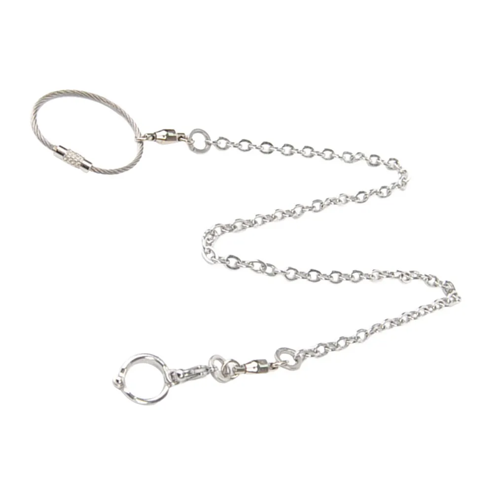 Bird Foot Harness Stainless Steel Parrot Ankle Ring Open Adjustable Bird Foot Chain for Outdoor Training Leash Safety Gear