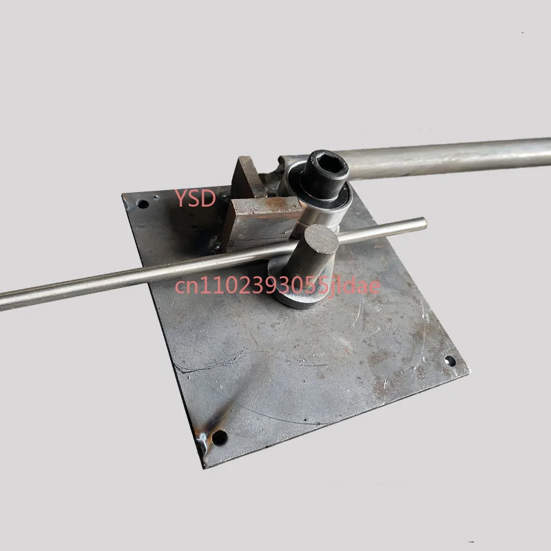 1MM-8MM Deformed Rod Folding Machine, Portable Manual Steel Bar Bender for Construction Use