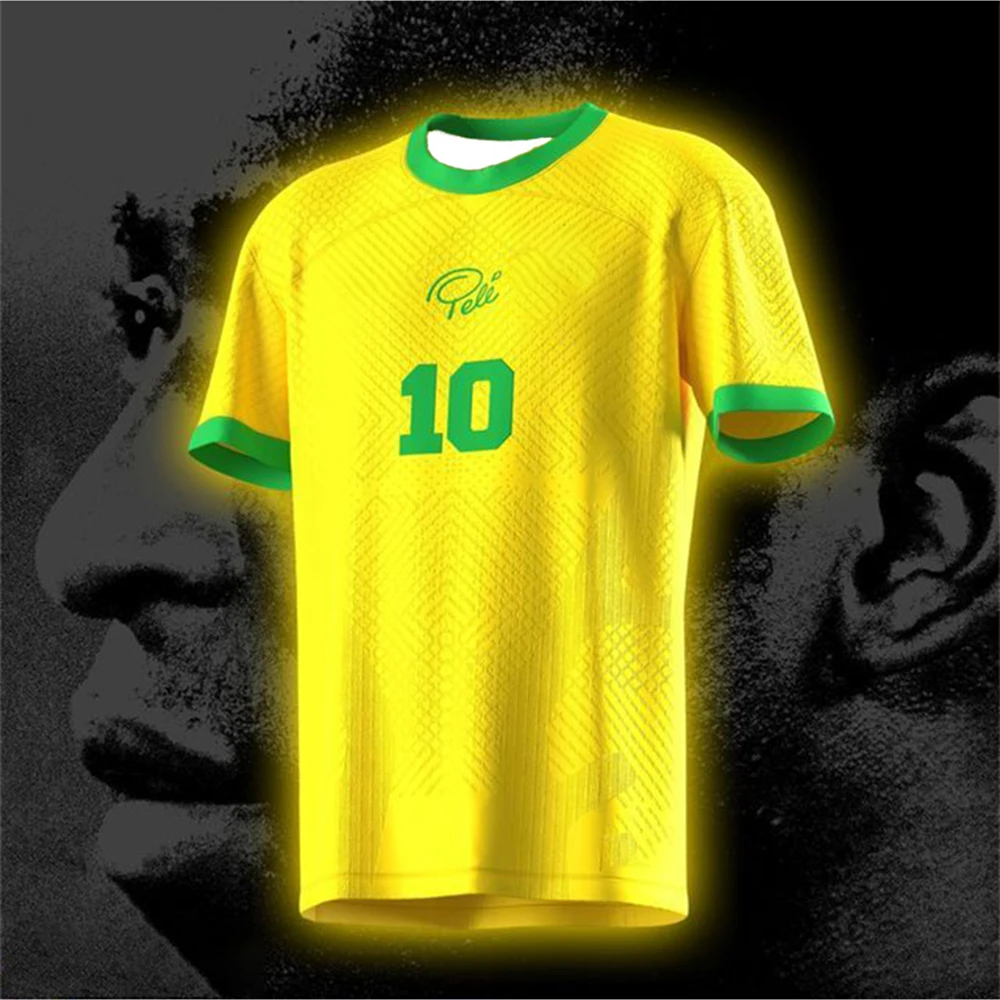 New Arrivals Men's Sports Tshirts Brazil Special Edition Football Jerseys Casual Women Men Soccer Tshirt Team Trainning Uniform