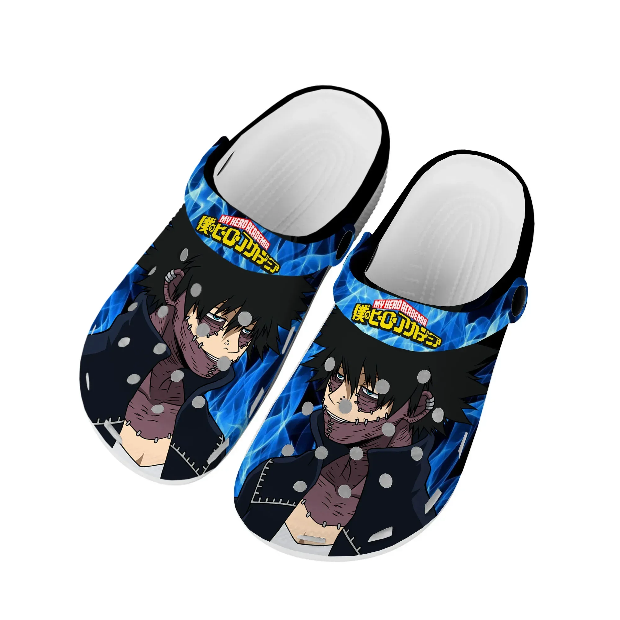 

Anime Manga Comic My Hero Academia Dabi Home Clogs Custom Water Shoes Mens Womens Teenager Shoe Garden Clog Beach Hole Slippers