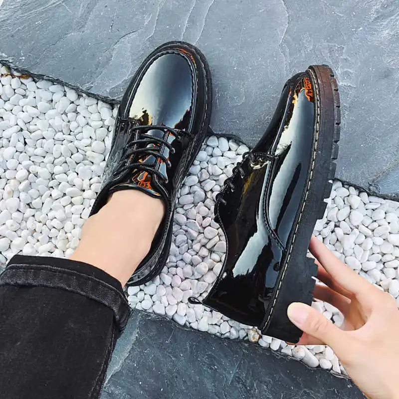 

Дорожные синие мужские ботинки на шнуровке, высокие мужские туфли, красные мокасины, спортивные кроссовки Krasovka Lux, доступная цена, минималистский стиль