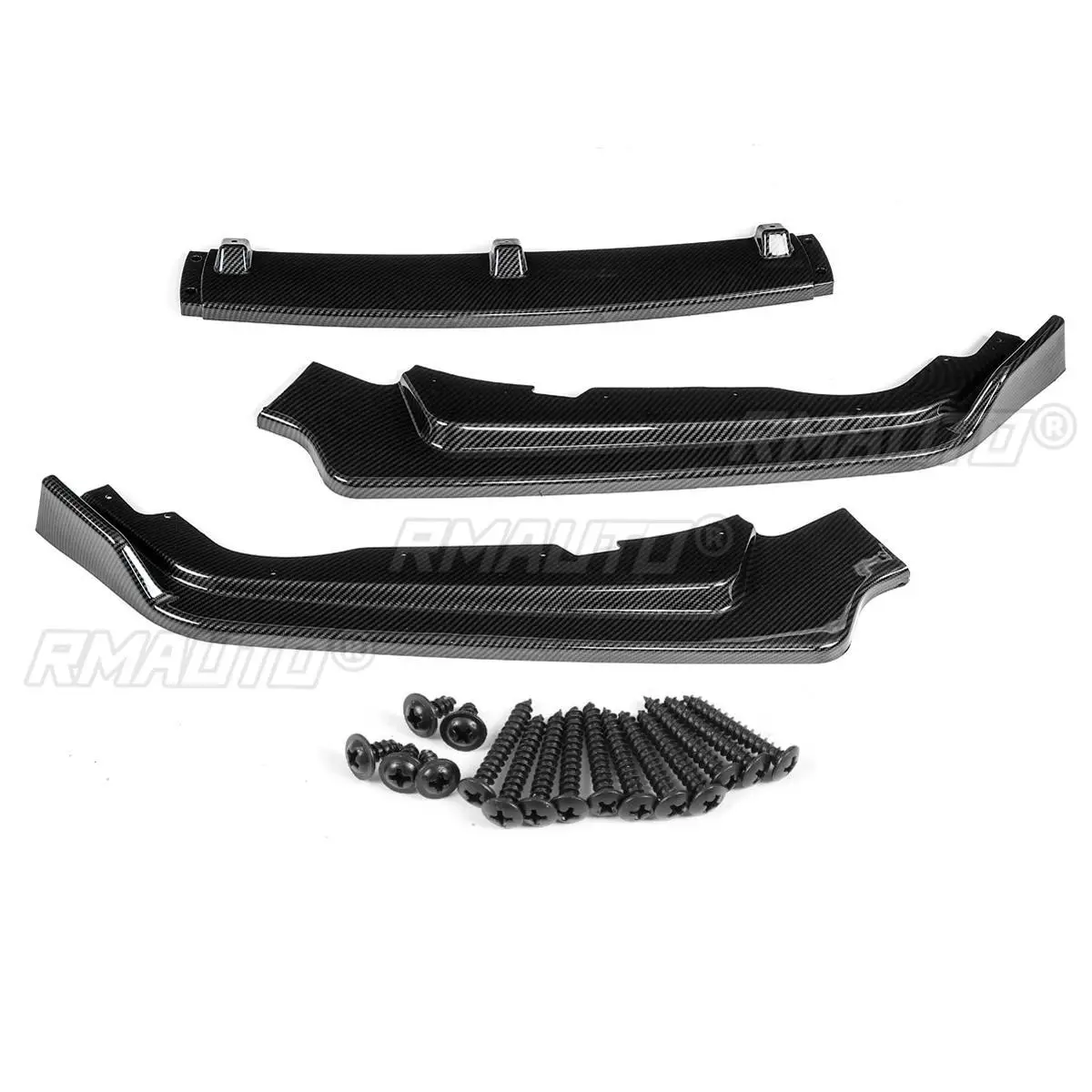 

Glossy Black/Carbon Fiber Look Car Front Bumper Lip Splitter Chin Bumper Body Kits Spoiler For Subaru BRZ 2015 2016 2017