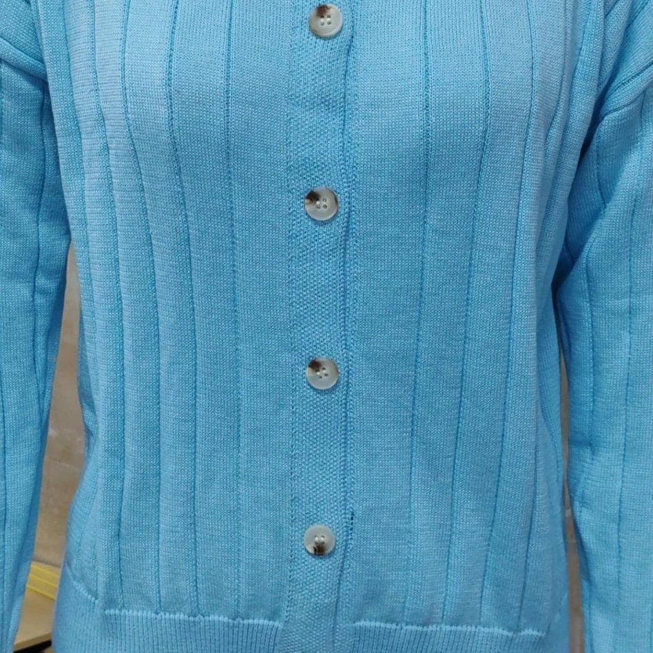 

Elegant Women Knit Cardigan Long Sleeve Button Closure Solid Fall Casual Jacket Sweater for Daily