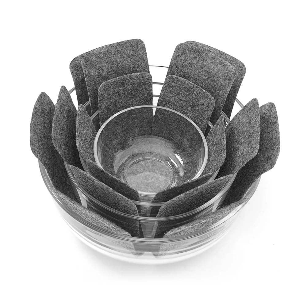 12pcs Pot Pan Protectors Divider Pads to Prevent Scratching Separate and Protect Surfaces non-stick pans for Cookware