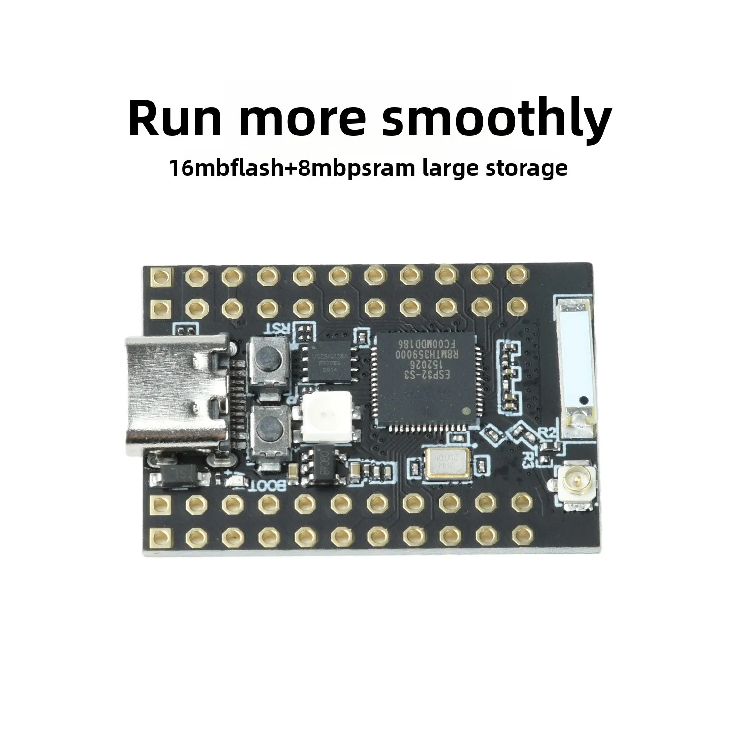 Title: ESP32-S3-N16R8 MINI Development Board, 16MB WiFi & Bluetooth 5.0 Dual-core MCU Module