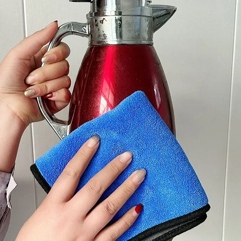 1-5PCS Car Drying Towel Microfiber Super Absorbent Car Towel Cleaning Wash Cloth Professional Detailing Car Care Home Cleaning