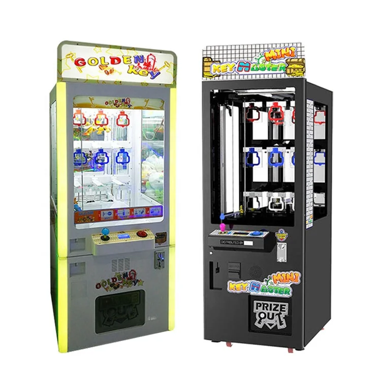 

Factory Wholesale Mini Key Master Vending Game Machine Indoor Entertainment Coin Operated Claw Crane Prize Arcade