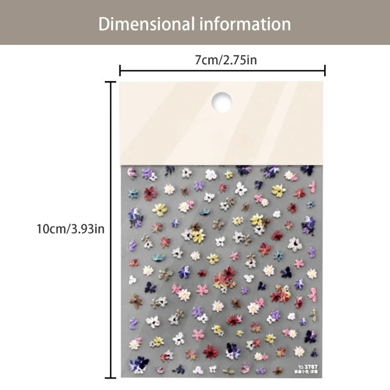 4 fogli adesivi artistici per unghie floreali adesivi per unghie floreali decalcomanie per unghie per le donne Spedizione