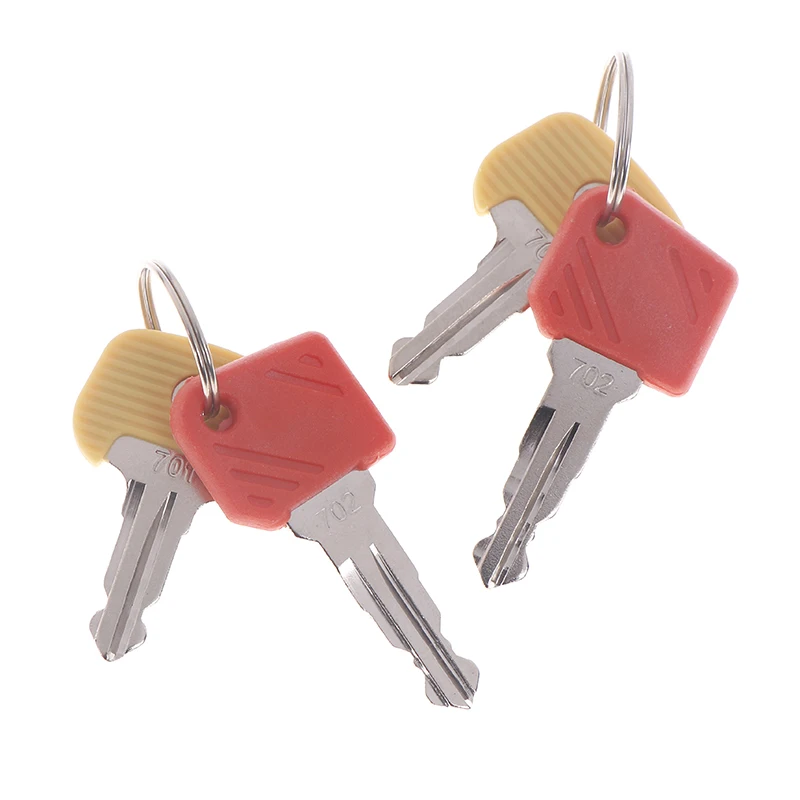 2Sets Lgnition Key Forklift Ant Still Jungheinrich 702 Red Electric Stapler Mic Komatsu 701 BT Subway Trucks Linde Keys
