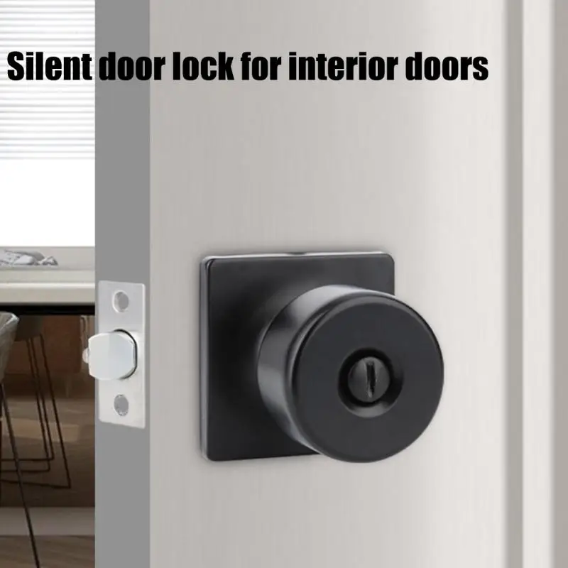 581E Sturdy Zinc Alloy Door Handle With Builts In Lock for Home Security Designs