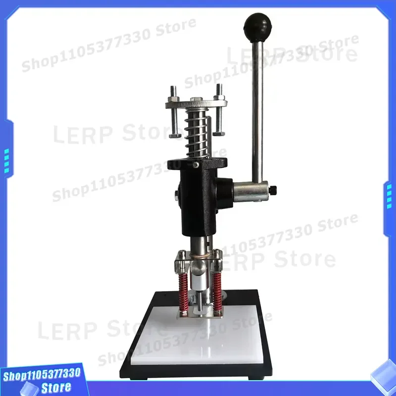 Manual Round Paper Bag Punching Machine Single Hole Polyplastic Film Cutter Tool for Packaging DIY Craft Supplies Making