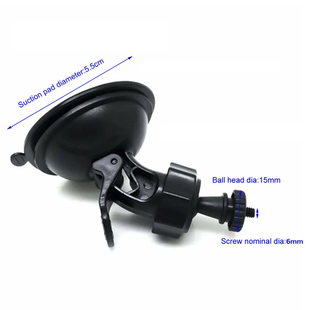 Car Driving Recorder Suction Cup Mount Bracket 6Mm GPS DV DVR Camera Holder Stand Universal Ball Head Holder Car Accessories
