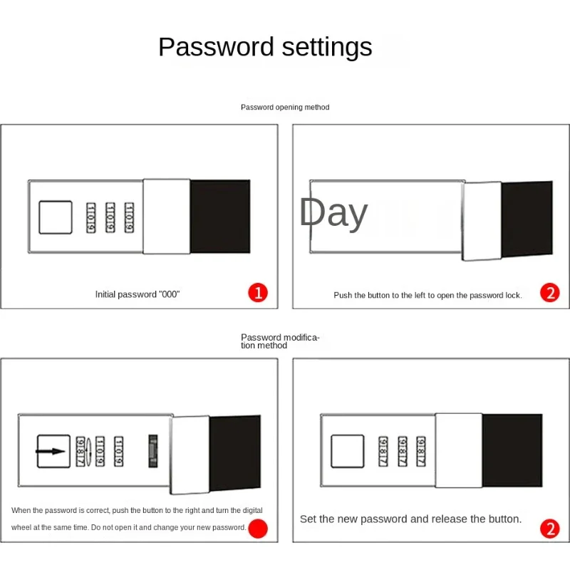 A5 128 Pages Retro Password Book with Lock Diary Thickened Creative Handbooks Student Notepad Stationery Notebooks Supplies