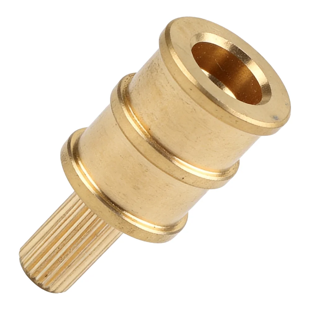 Copper Faucet Valve Extension Rod 7.6mm Diameter and 20-Tooth Profile for Replacement in Wall-Mounted For Faucets