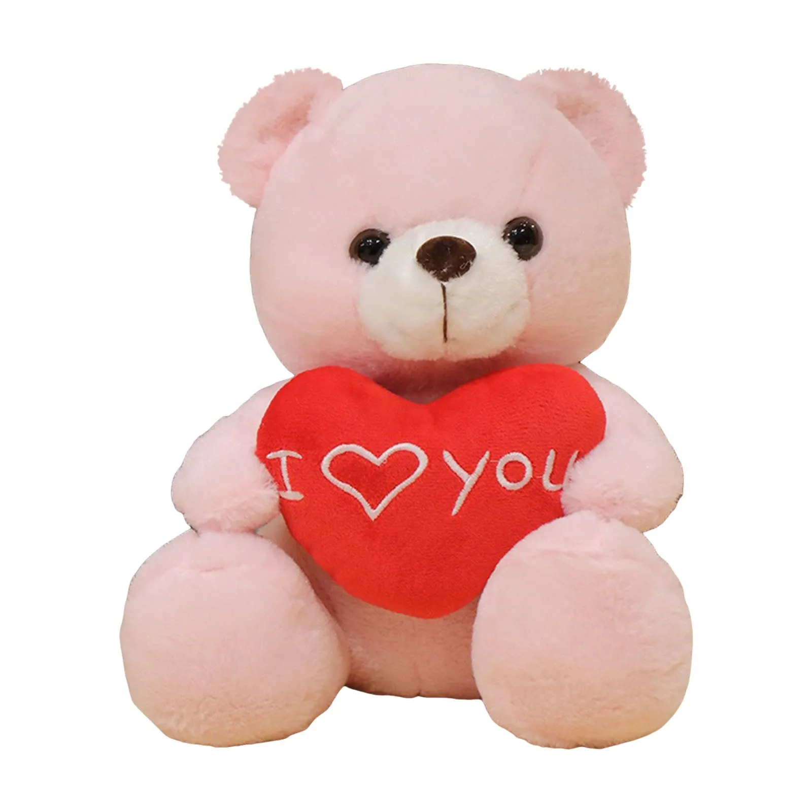 Muñecas de minutos, oso de dibujos animados del Día de San Valentín, juguete h, muñeca de oso de amor, muñeca bonita a máquina para dormir con jugar, huesos peludos, muñecas h