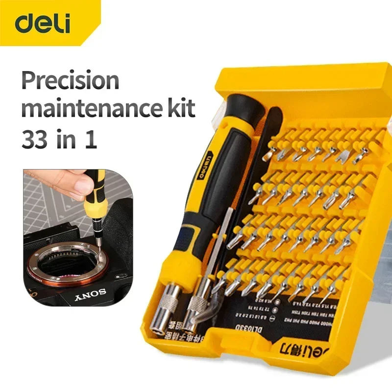

33 in 1 Precision Screwdriver Set Slotted/Phillips/Torx Mini Screwdriver Bit for Electrician Phone Computer Repair Hand Tools