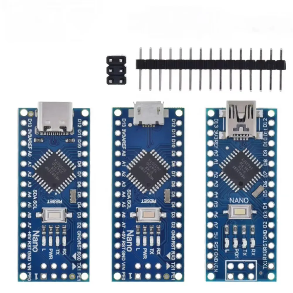 

10 шт./лот Nano V3.0 CH340 Atmega328P USB к TTL Atmega328p макетная плата микроконтроллера