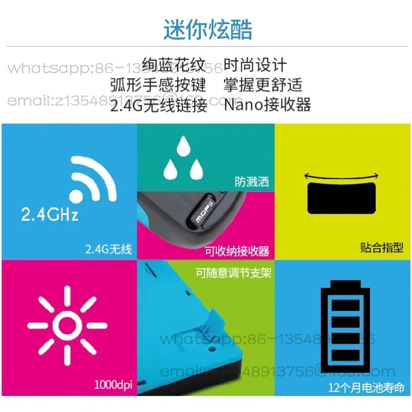 Mini USB Wireless Keyboard and Mouse Set Mini Computer TV Android 2.4G Wireless Mouse and Keyboard