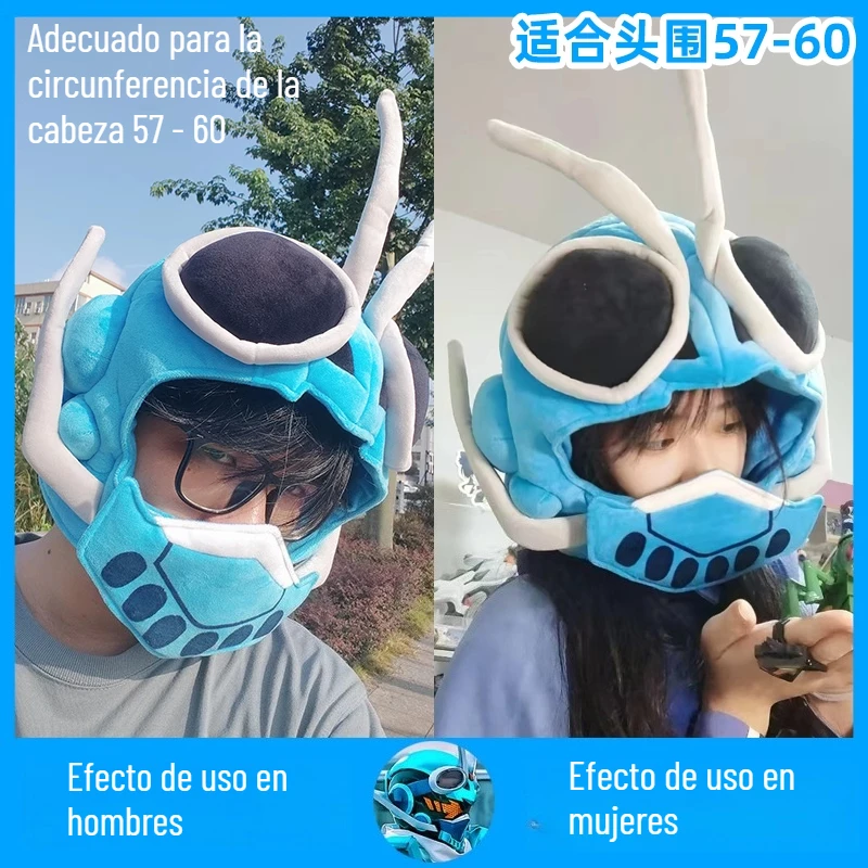 

Kamen Rider Gotchard Plush Head Mask - Warm Winter Cosplay Accessory for Anime Conventions & 2D Fans Headgear Cosplay Mask Gifts