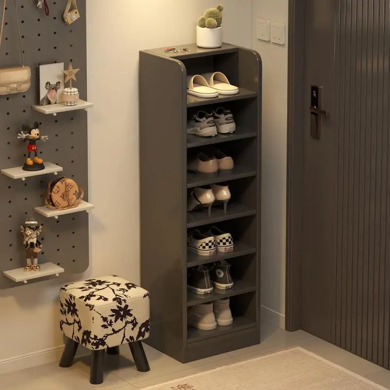 

Многоярусная полка для обуви из массива дерева для узких прихожих, общежитий и дома