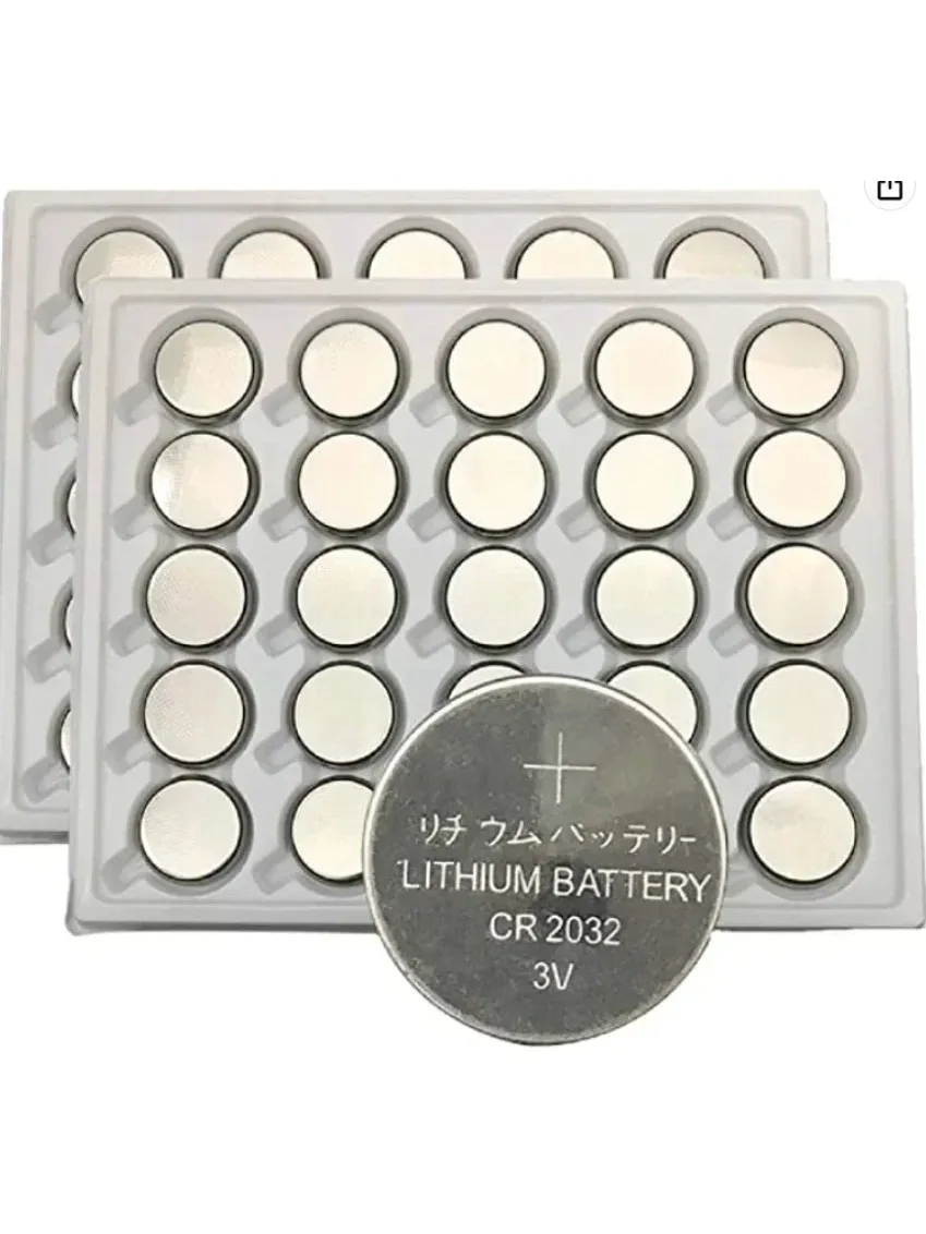 25/50 SZT. Baterie guzikowe CR2032 CR 2032 CR2032 3V Litowe do zabawek, kalkulatorów, samochodów, zegarków, pilotów, baterie pastylkowe — zdjęcie produktu 7