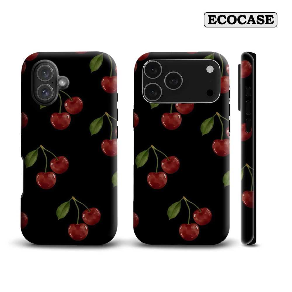 Dark Cherry IPhone 17 Must-Haves Handyhülle für IPhone 17 16 15 14 13 12 11 Pro Max Plus Doppelschichtige Rückseite