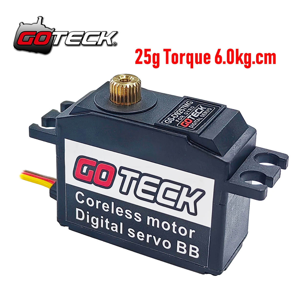 

GOTECK D9257MG Servo,Digital Metal Gear Servo For Trex 450 500 RC Helicopte