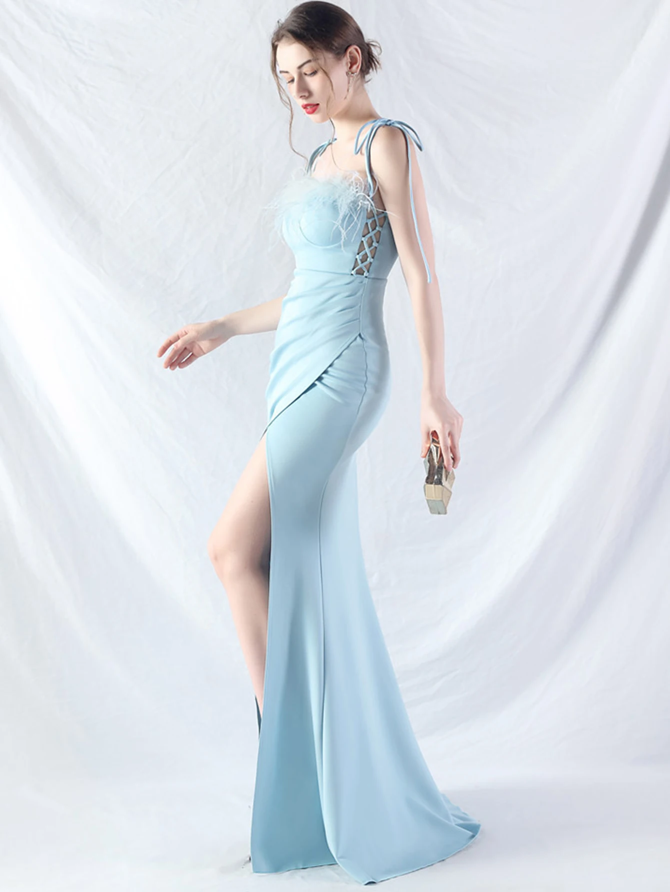 Sexy elegante rendas até casamento noite vestidos longos das mulheres de luxo aniversário noite vestidos de festa mulher maxi vestido de verão