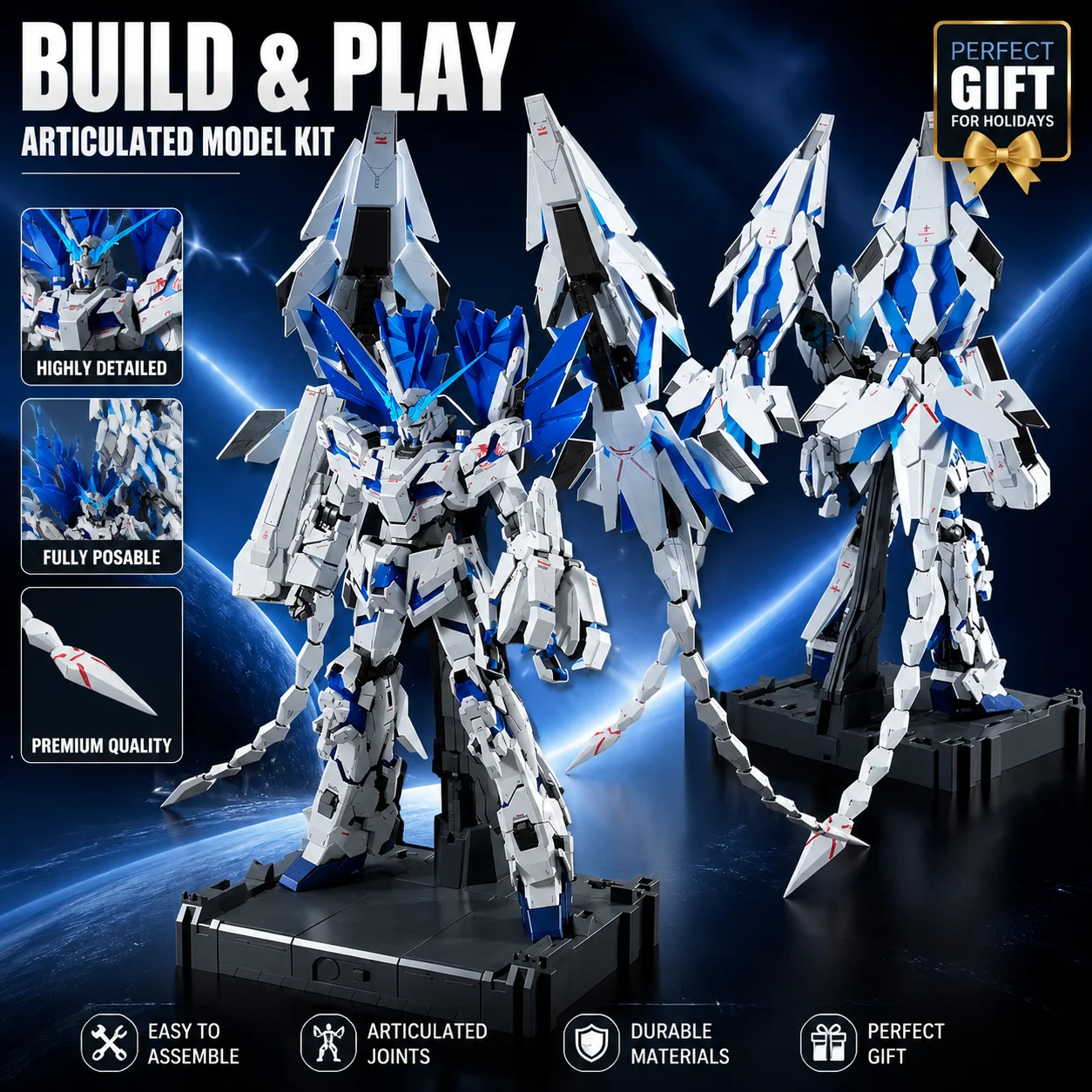 In Stock MGEX 1/100 Unicorn Perfectibility Base Limited Premium Mecha Model Kit Collectible Action Figure Gift Set Anime Fans