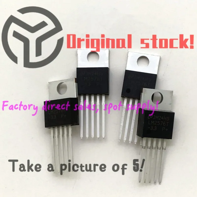 5PCS LM2576T-3.3 TO-220-5 3.3V brand new domestic buck DC-DC power chip in stock Purchase with quality assurance