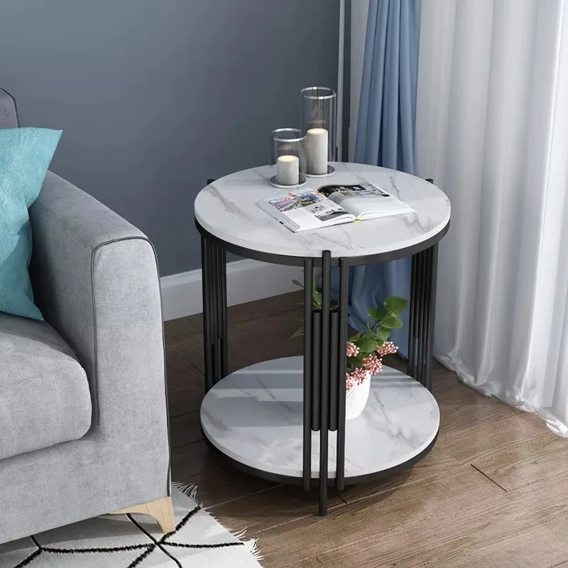 

Metal frame modern style coffee table, suitable for living room, bedroom or dining area