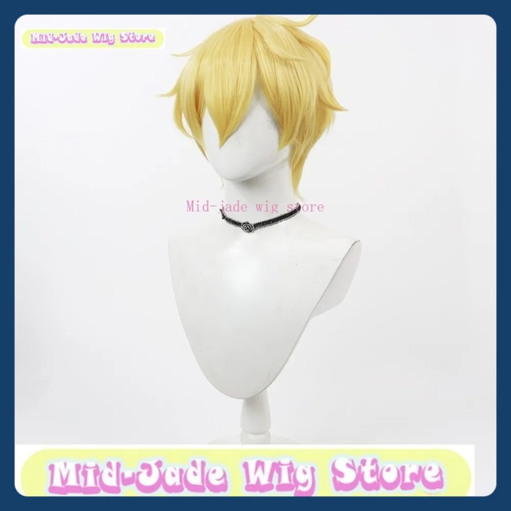 Peluca de jade medio, tienda No Girls In The Mix, peluca de Cosplay Kohaku, juego de Anime, juego de rol, pelo sintético, fiesta de Halloween