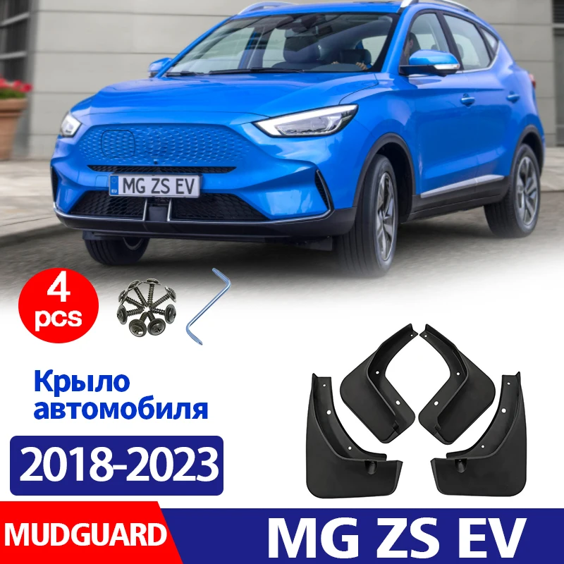 

FOR MG ZS EV 2018 2019 2020 2021 2022 2023 Mudguard Fenders Mud Flap Guards Splash Mudflaps Car Accessories Front Rear 4pcs