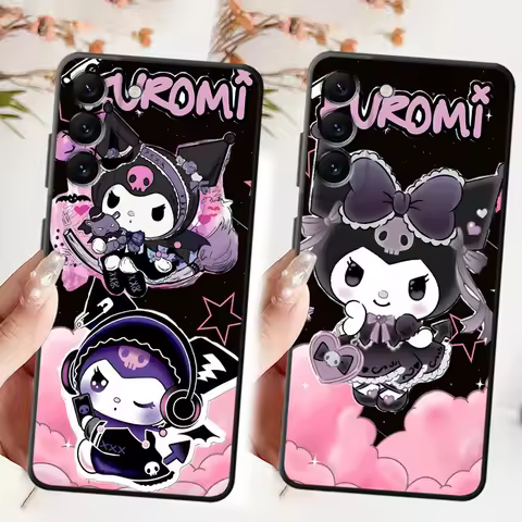 Love Cartoon Kuromi Case for Samsung Galaxy A51 A52 A54 A71 A24 A31 A12 A13 A33 A34 A16 A21s A35 A41 A14 A15 A72 A73 A22 A23