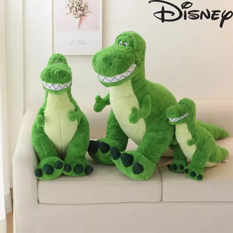 Disney toy story rex brinquedo de pelúcia macio o dinossauro rex verde menino boneca rex dinossauro animal de pelúcia crianças presente travesseiro macio brinquedos