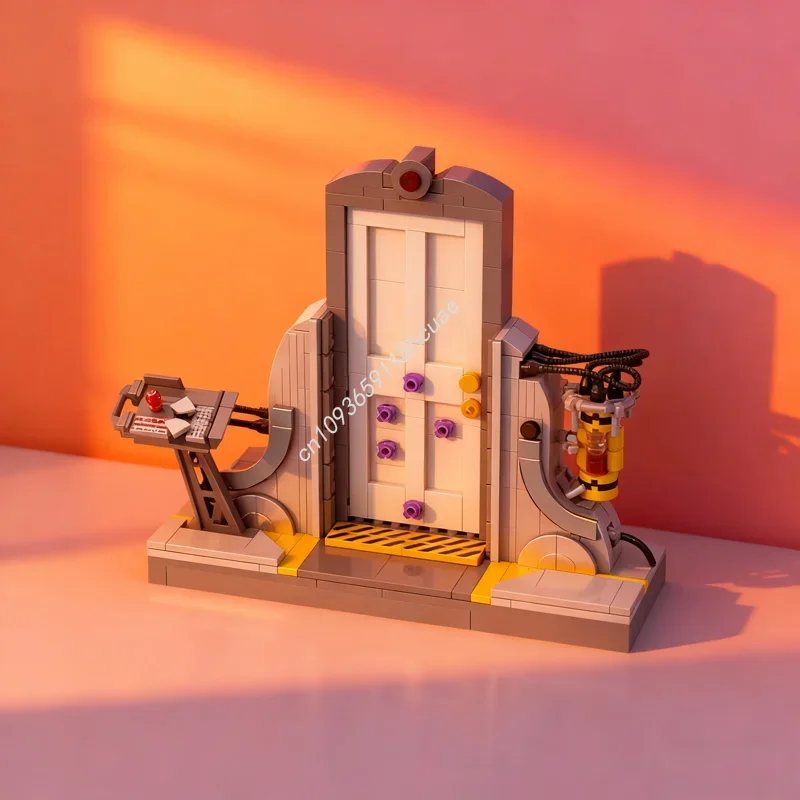 

391pcs MOC Boo S Door Monsters Inc Disneienyed Model Building Blocks Architecture Festival Gifts Assemble Toys DIY Idea
