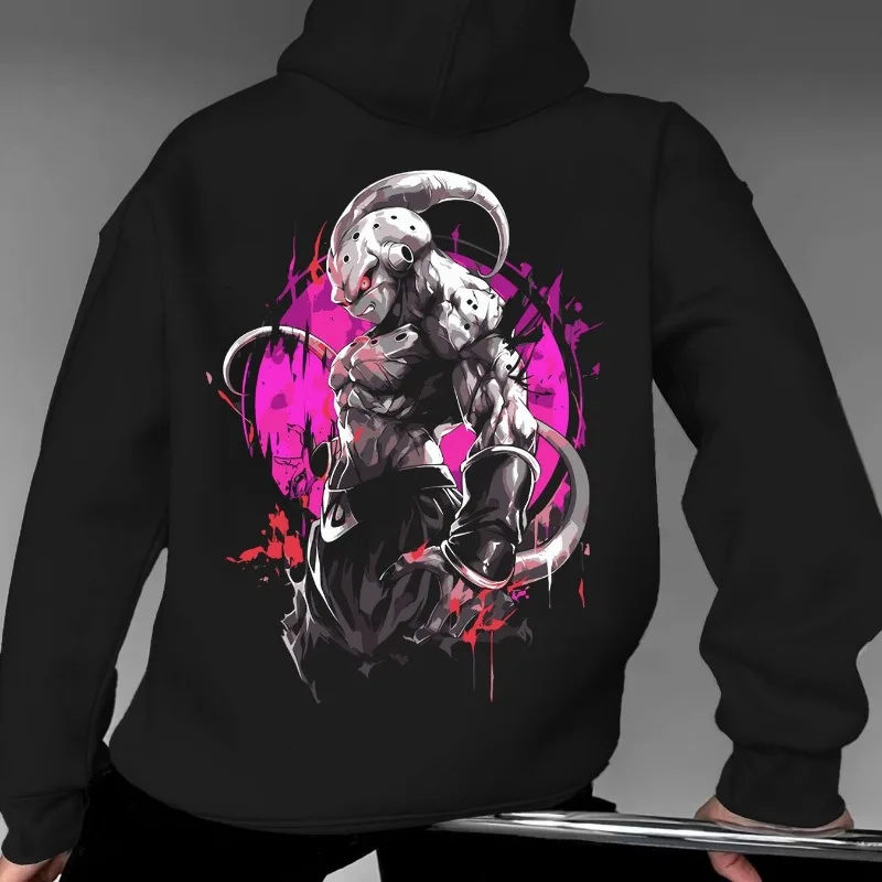 

Креативный мускулистый персонаж с принтом, модный мужской свитер с капюшоном, повседневный весенне-осенне-зимний топ, удобная модная одежда