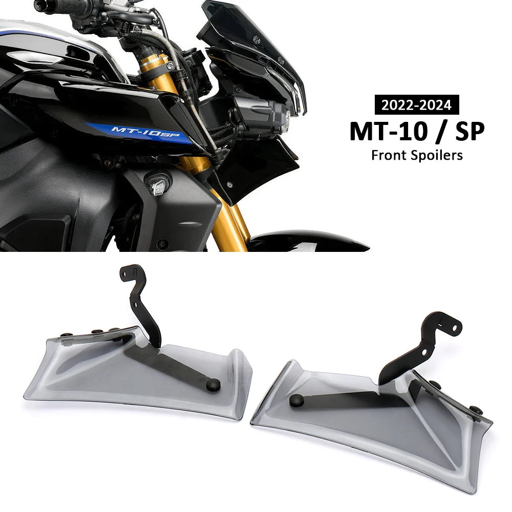 Motorcycle Sport Downforce Naked Front Spoilers Aerodynamic Deflector Kit For Yamaha MT10 MT 10 mt10 MT-10 SP 2022 2023 2024