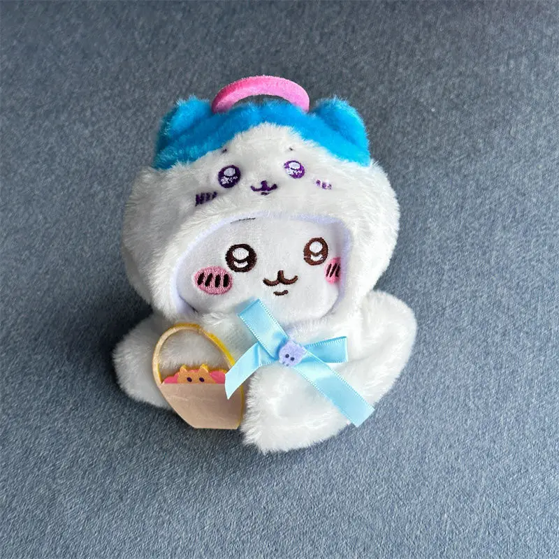 15cm Miniso Chiikawa Anime Accessory Doll Dress Up Kawaii Anime Doll Cape Cute Cartoon Stuffed Doll New Clothes Children's Gift