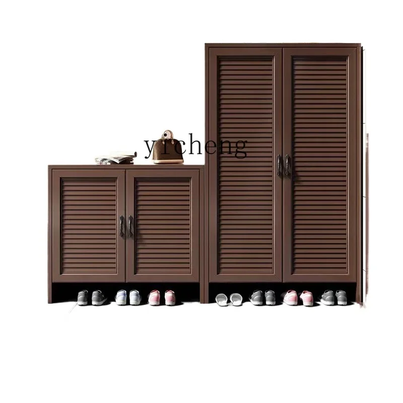 Outdoor Aluminum Alloy Storage Cabinet Waterproof and Sun Protection Storage Cabinet Sundries Cabinet