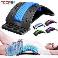 Back Massager Lumbar Support Stretcher Spinal Board Back Stretcher Lower and Upper Muscle Pain Relief for Herniated Disc