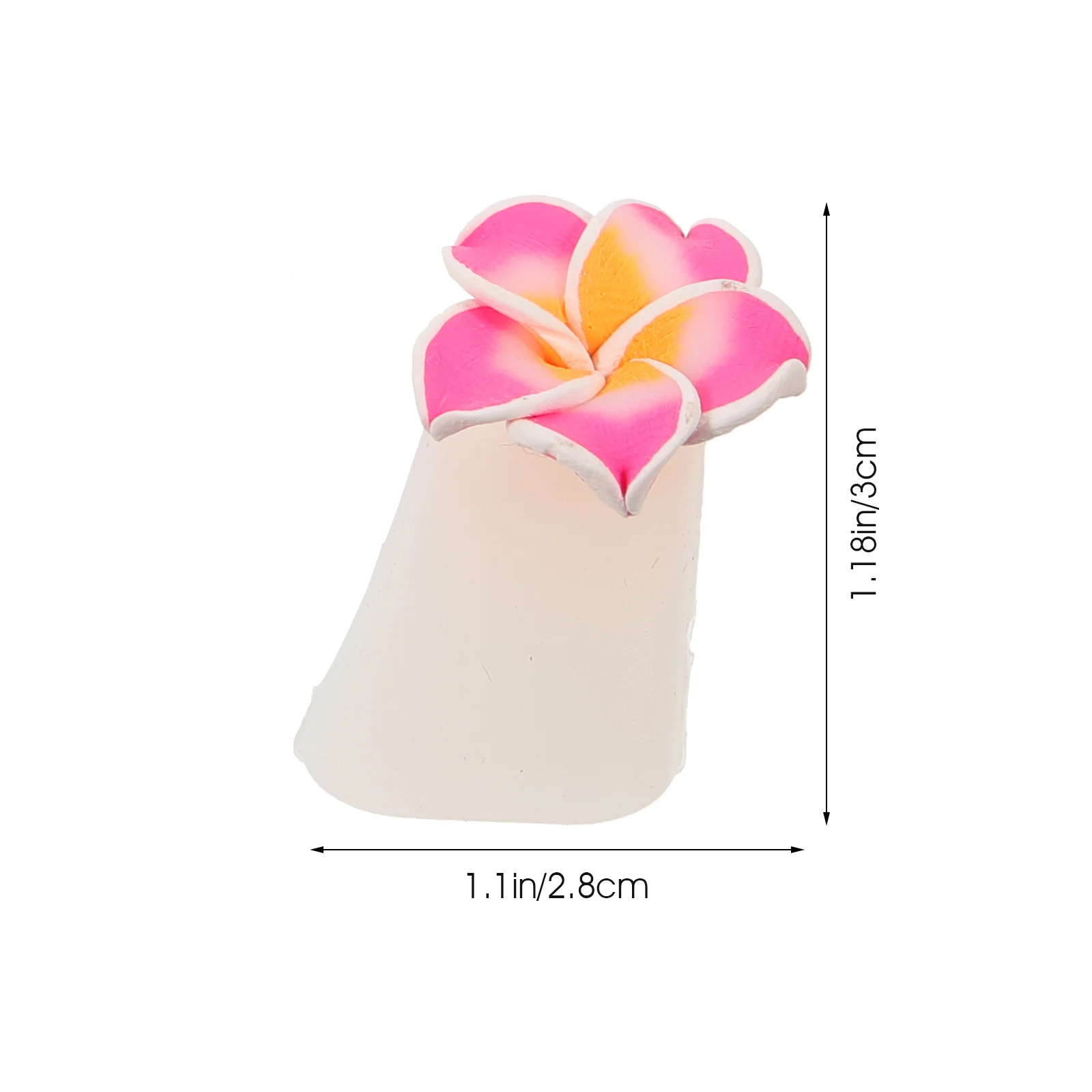 24 قطعة فواصل أصابع القدم من السيليكون على شكل زهرة فواصل أصابع القدم قابلة لإعادة الاستخدام لفصل طلاء الأظافر للنساء مستلزمات الأظافر
